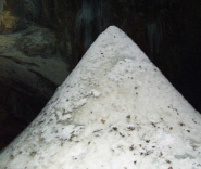 Лёд в пещере Трёхглазка