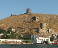 Башня крепости Чембало до обрушения