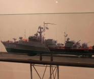 Военный корабля в музее
