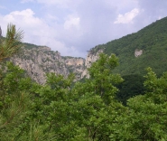 Вид на Большой каньон Крыма