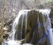 Водопад Серебряные струи осенью