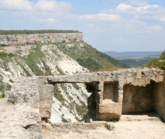 Вид из  крепости Чуфут-кале