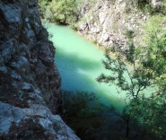 Река Чёрная в Малом каньоне Крыма