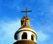 Купол на часовне Георгия Победоносца. Сапун-гора