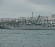 Военный корабль в Севастополе