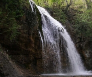 Водопад Джур-Джур - самый полноводный в Крыму